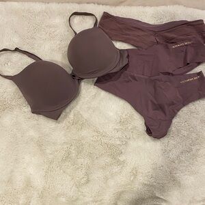 Victoria's Secret Dusty Purple Lingerie Set